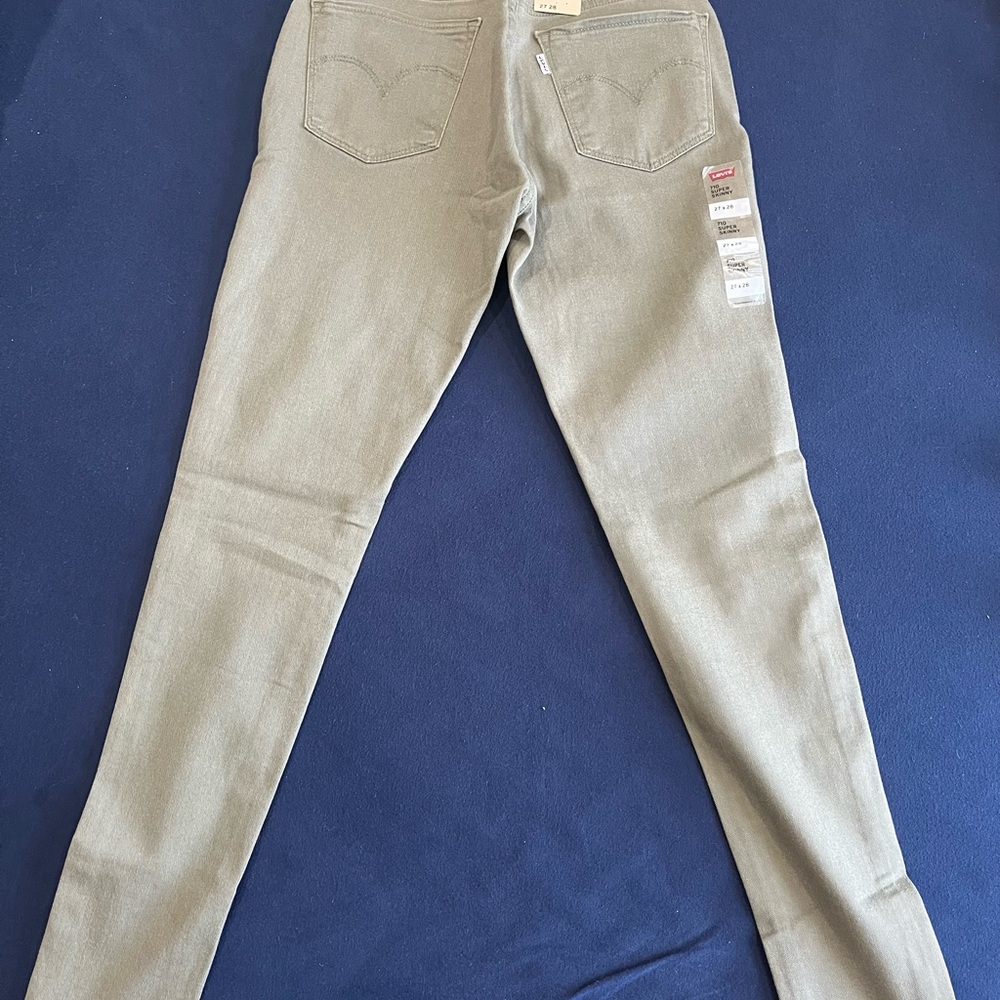 Levi's Gray Skinny Jeans Premium Denim